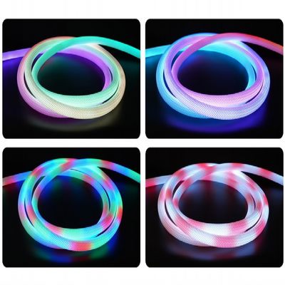 قیمت خوب ضد آب 24 ولت LED Neon Flex 360 درجه مقاوم در برابر اشعه UV با رنگ ها و اثرات سفارشی آنلاین