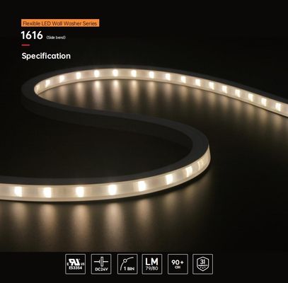 Guter Preis 18W LED 3D Neon-Lichtstreifen 24V Anti-Glare Silikon LED Neon-Flex-Leuchten Online